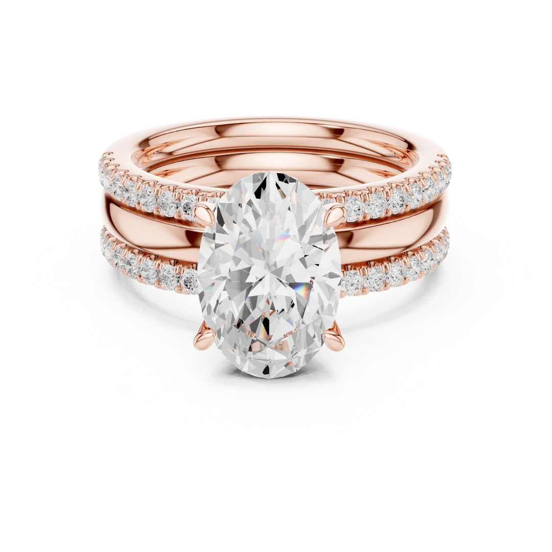 Neptune 3.63ct Oval Diamond Ring