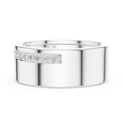 Half Eternity Mens Ring — 0.27ct