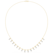 Graduated Baguette Tennis Necklace — 1.74ct