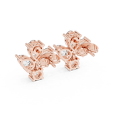 Sona Diamond Solitaire Stud Earrings