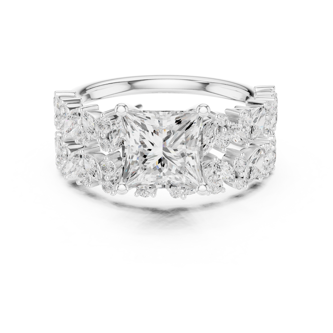 Regalia 1.79ct Princess Cut Diamond Ring