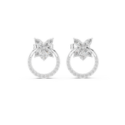 Allegra Diamond Halo Stud Earrings