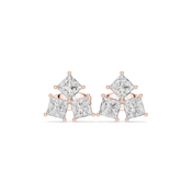 Reva Diamond Solitaire Stud Earrings