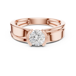 Load image into Gallery viewer, Tapered Channel Mens Ring — 0.50ct
