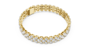 Two-Row Diamond Bracelet — 17.38ct