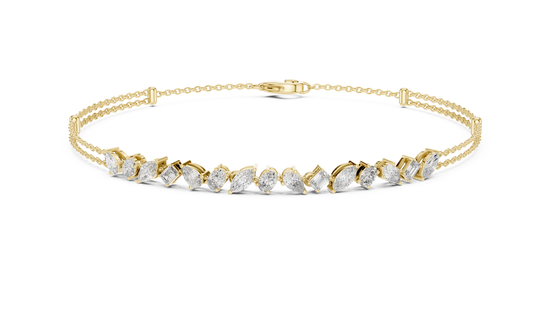 Multi-Shape Station Bracelet — 1.5ct