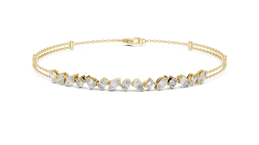 Multi-Shape Station Bracelet — 1.5ct