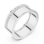 Load image into Gallery viewer, Half Eternity Mens Ring — 0.27ct

