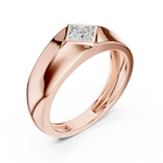 Load image into Gallery viewer, Angular Princess Mens Ring — 0.50ct
