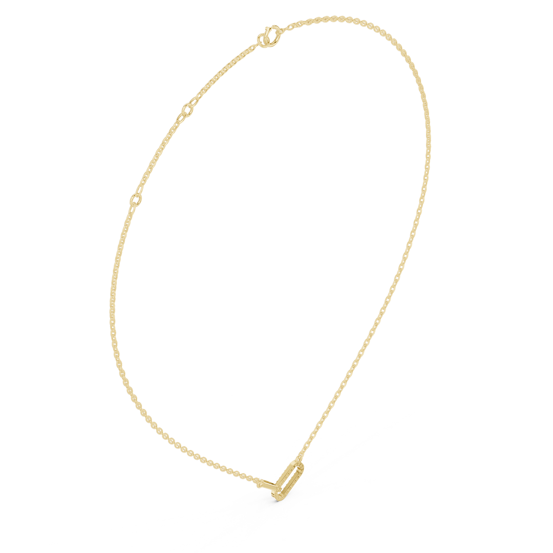 Heart and Arrow Pendant Necklace — 0.30ct
