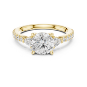 Celestine Round Brilliant Diamond Ring