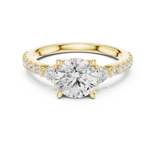 Celestine Round Brilliant Diamond Ring