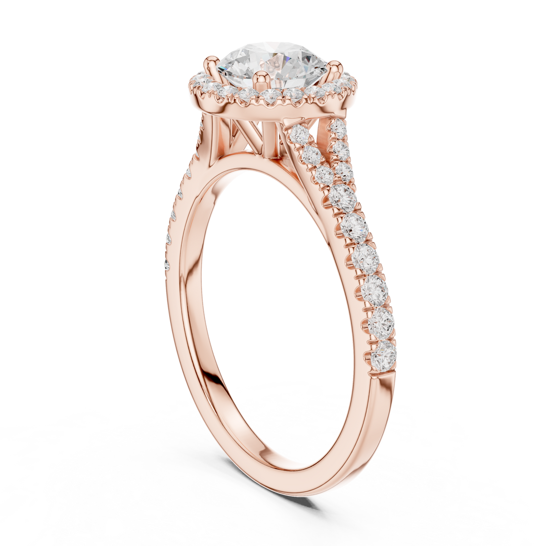 Callista 1.00ct Round Brilliant Diamond Ring