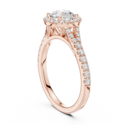 Callista 1.00ct Round Brilliant Diamond Ring