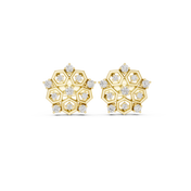 Seraphine Diamond Halo Stud Earrings