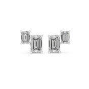 Maya Diamond Solitaire Stud Earrings