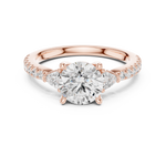 Load image into Gallery viewer, Celestine Round Brilliant Diamond Ring
