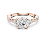 Celestine Round Brilliant Diamond Ring