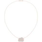 Cloud Pavé Pendant Necklace — 1.64ct