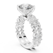 Glacier 2.65ct Cushion Cut Diamond Ring