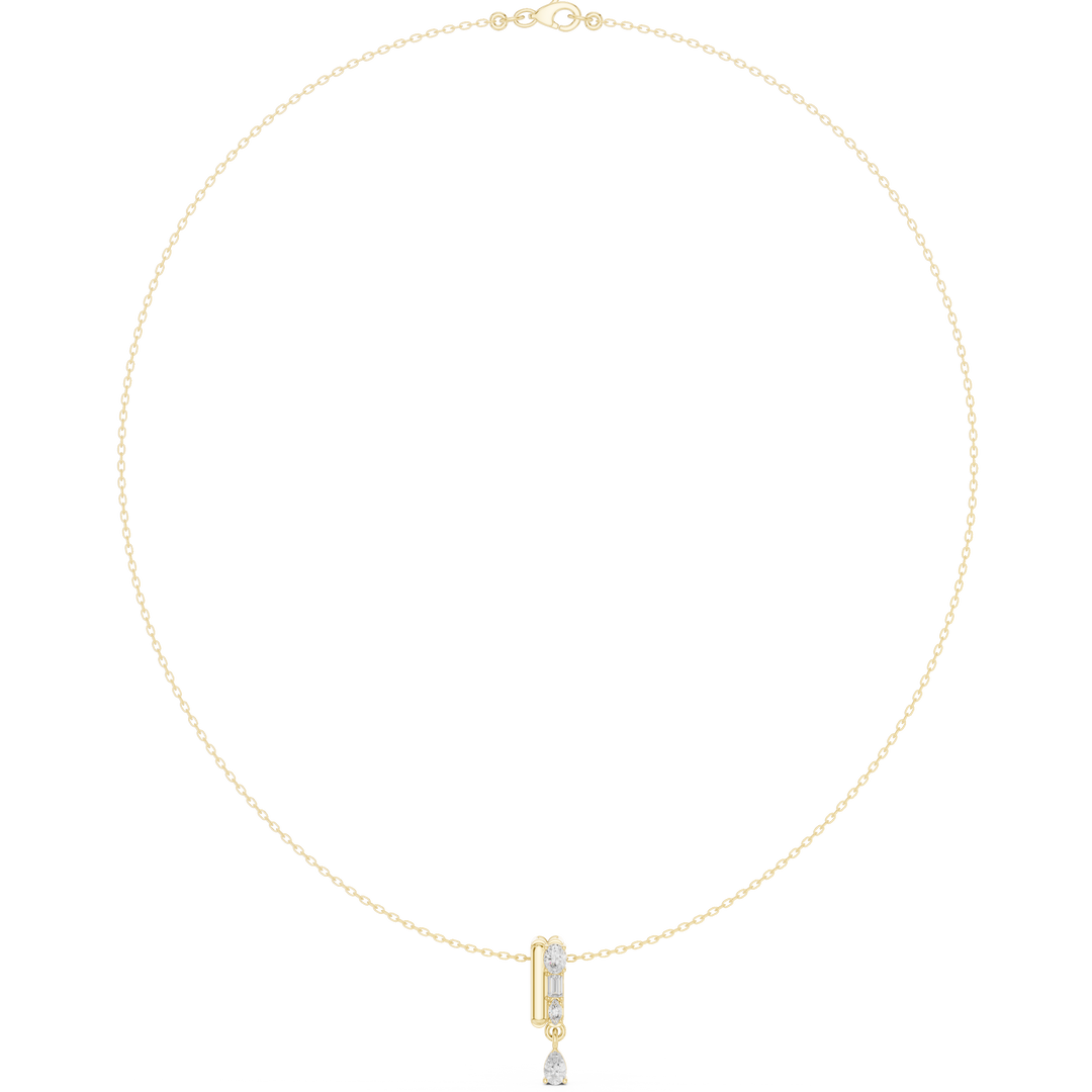 Mixed-Shape Pendant Necklace — 0.48ct
