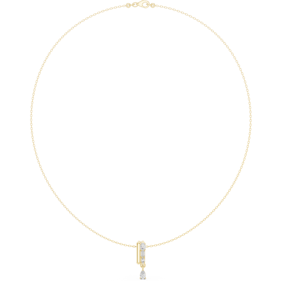 Mixed-Shape Pendant Necklace — 0.48ct
