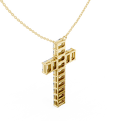 Diamond Cross Pendant — 7.00ct