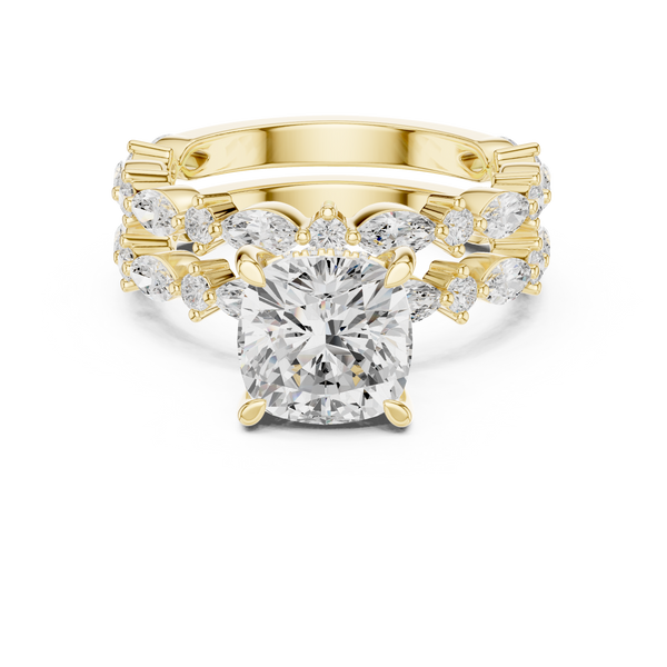 Glacier 2.65ct Cushion Cut Diamond Ring