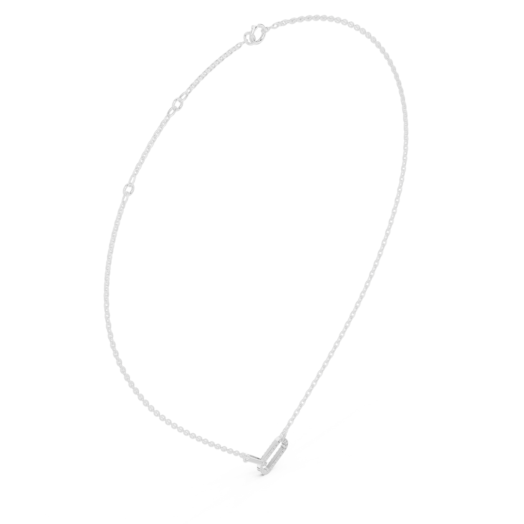 Heart and Arrow Pendant Necklace — 0.30ct