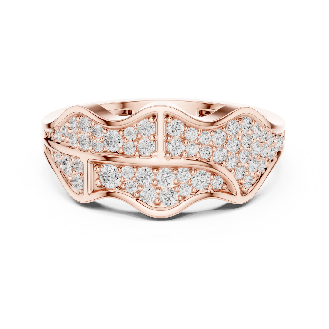 Pyramid Top Mens Ring — 0.43ct