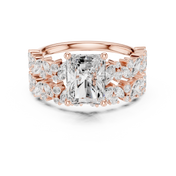 Spectrum 1.98ct Radiant Cut Diamond Ring