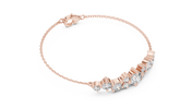 Cascading Cluster Bracelet — 3.03ct