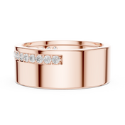 Half Eternity Mens Ring — 0.27ct