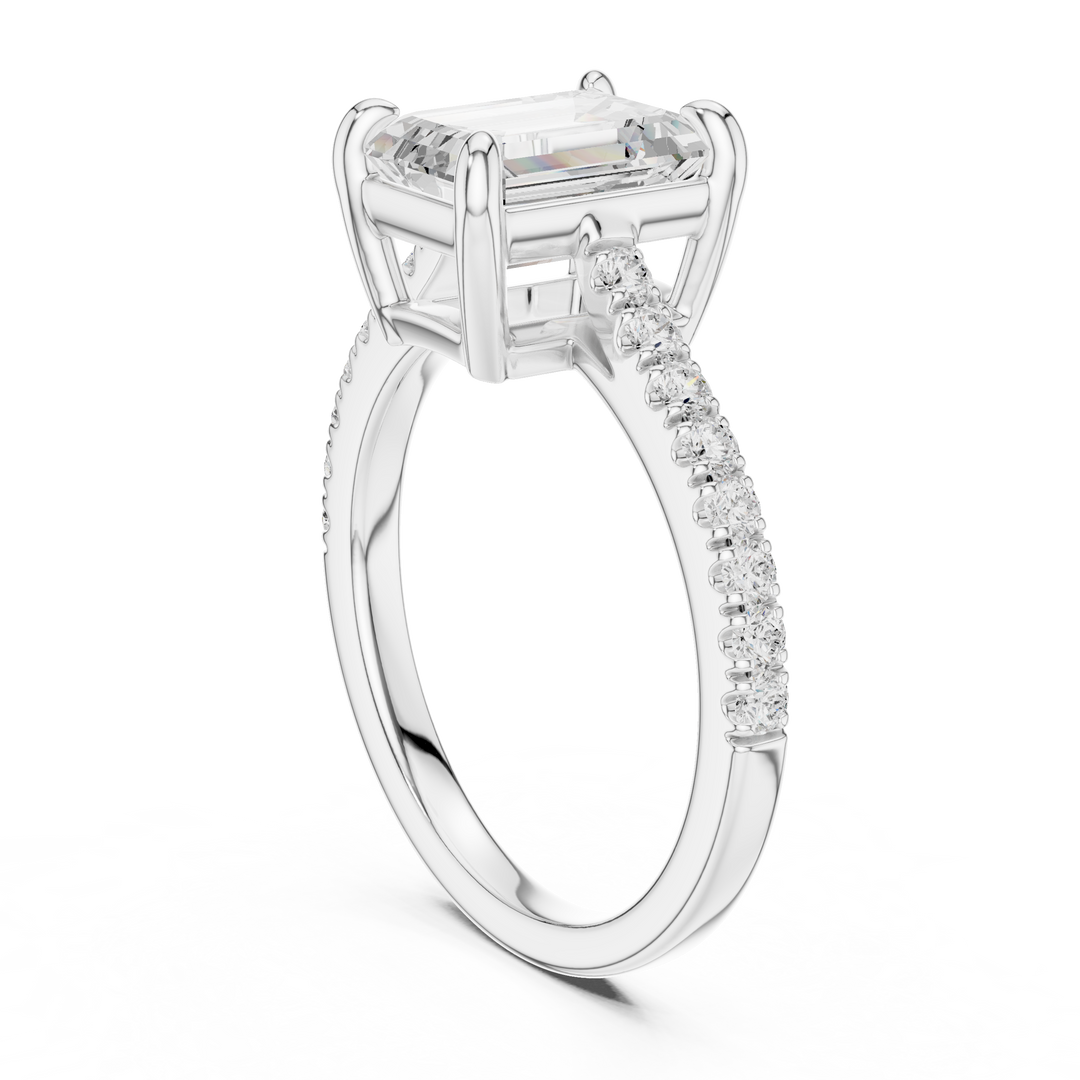 Vivienne 2.00ct Emerald Cut Diamond Ring