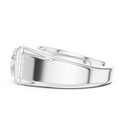Diamond Signet Mens Ring — 1.08ct