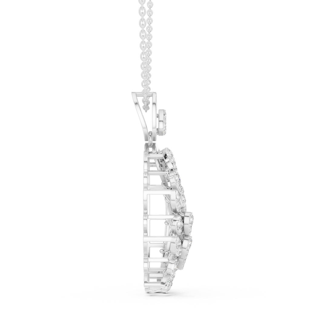 Cascading Oval Pendant — 1.06ct