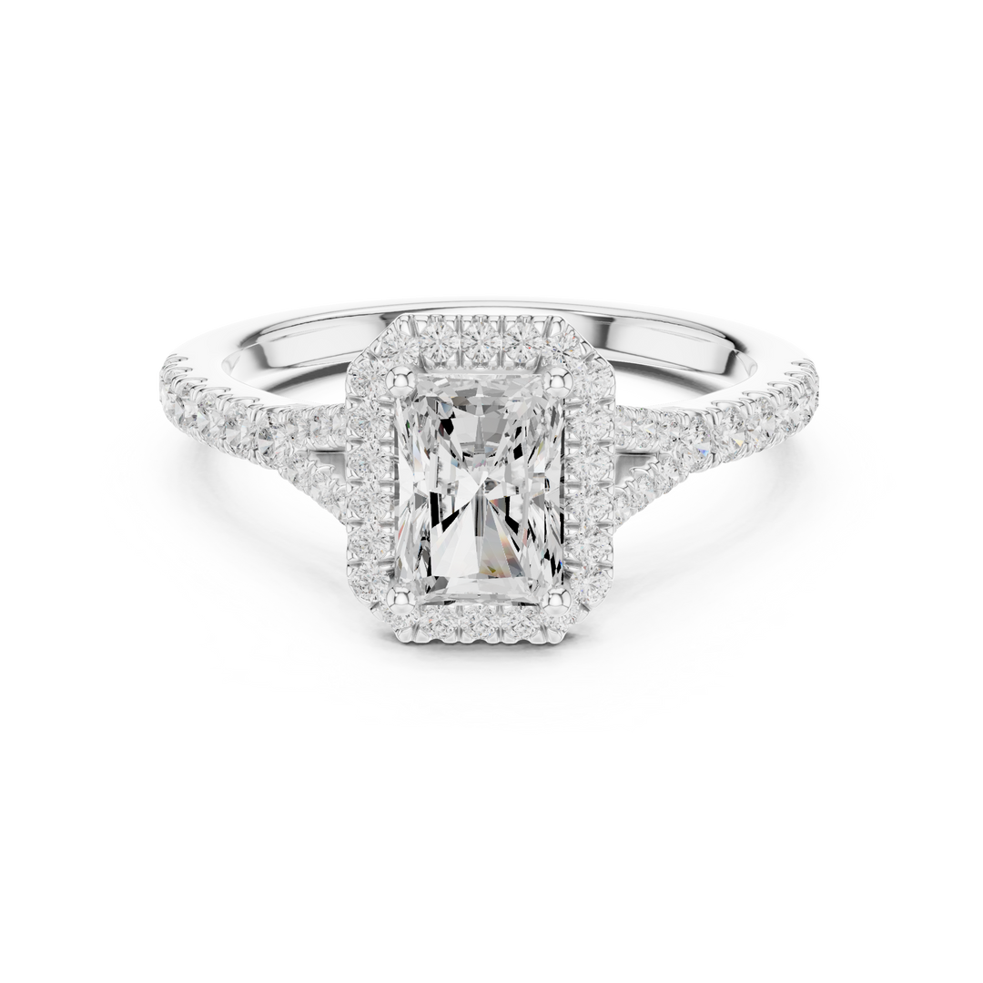 Solange 1.00ct Radiant Cut Diamond Ring