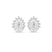 Eve Diamond Solitaire Stud Earrings