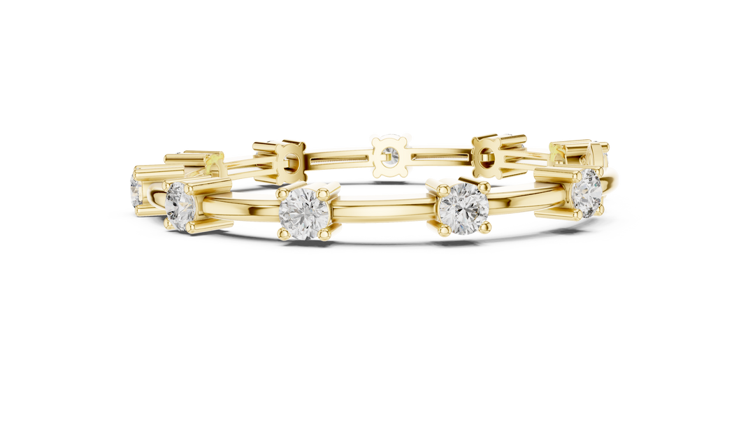 Diamond Station Bracelet — 5.60ct