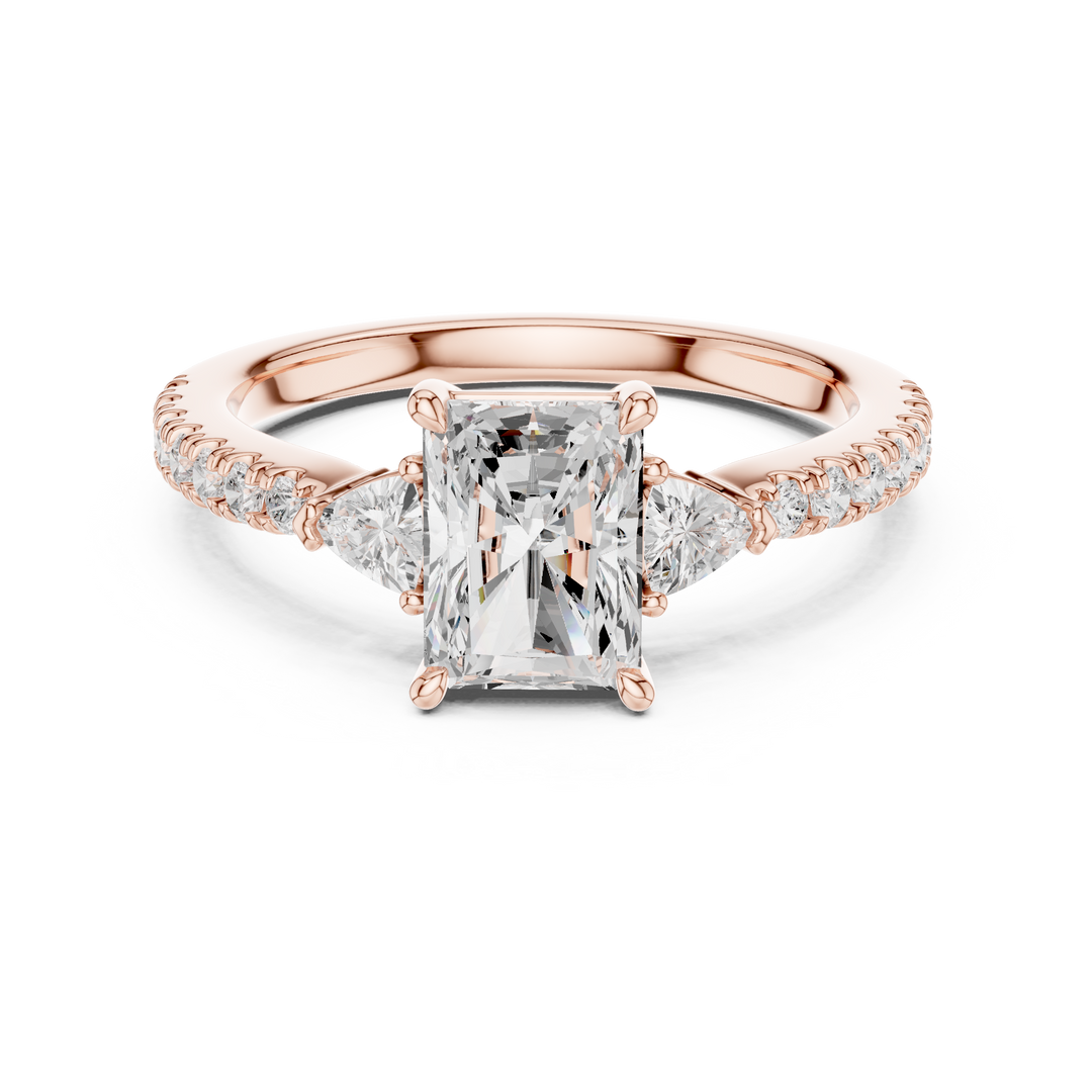 Aurora Radiant Cut Diamond Ring