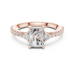 Load image into Gallery viewer, Aurora Radiant Cut Diamond Ring
