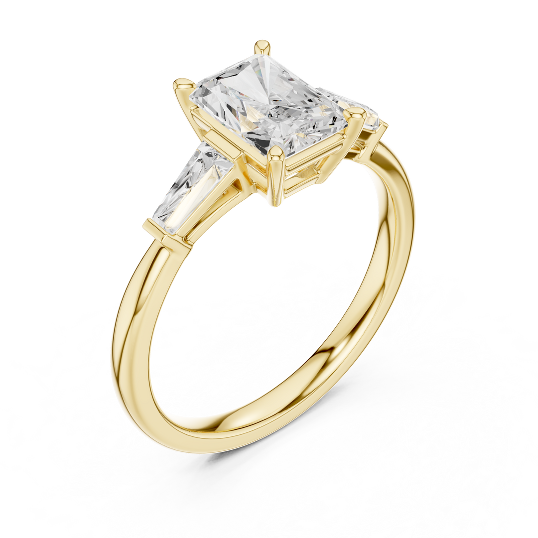 Magnolia 1.56ct Radiant Cut Diamond Ring