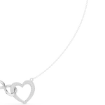 Load image into Gallery viewer, Infinity Heart Pendant Necklace — 0.88ct
