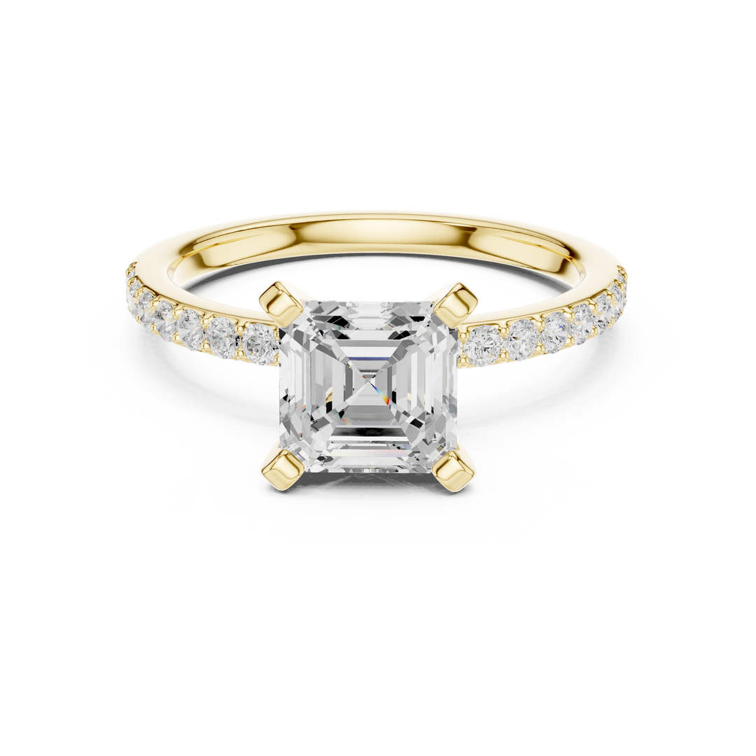 Hera 2.00ct Asscher Cut Diamond Engagement Ring
