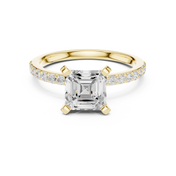 Hera 2.00ct Asscher Cut Diamond Engagement Ring