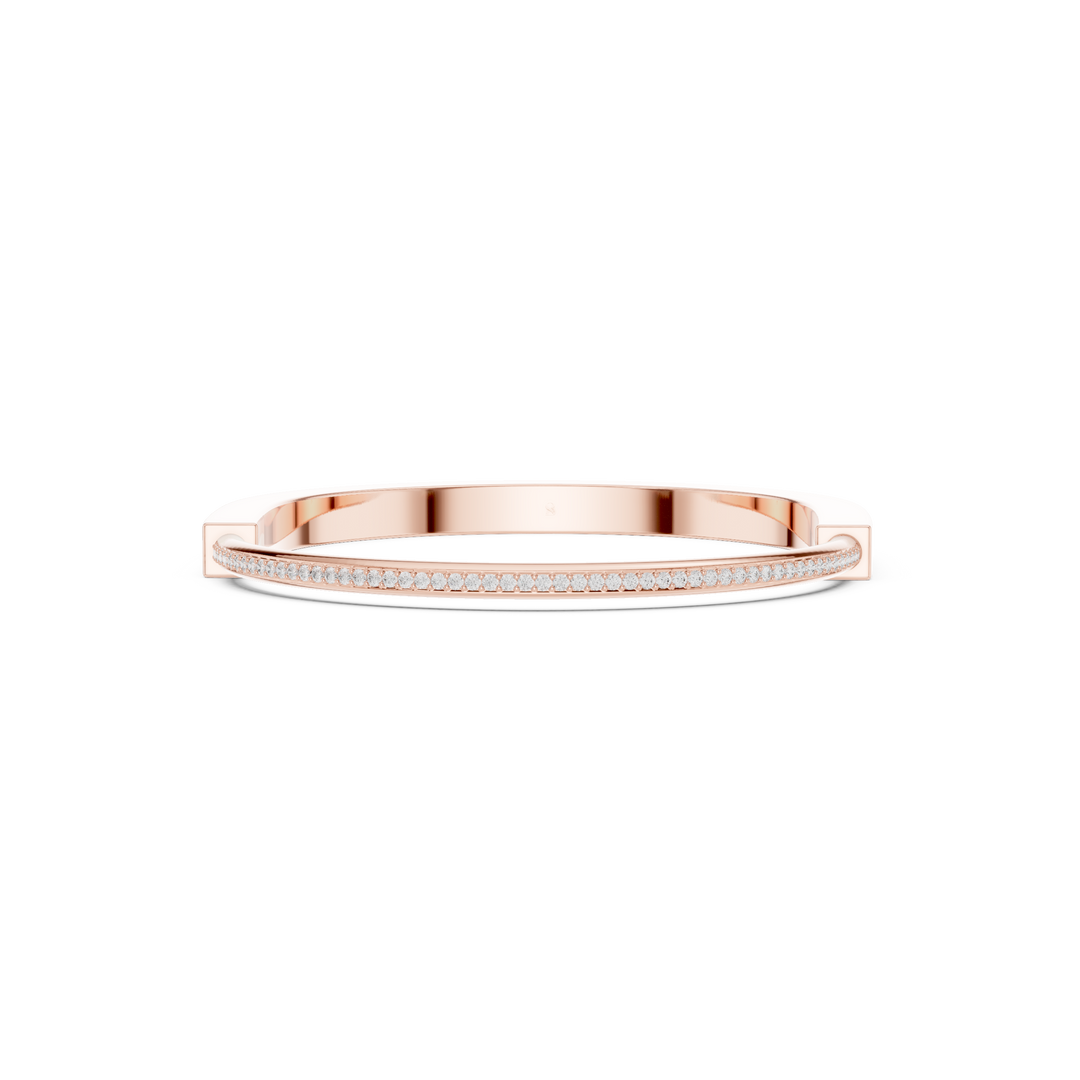 Minimalist Bangle Men's Bracelet — 0.55ct