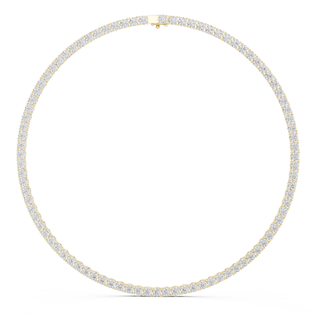 Full Eternity Tennis Necklace — 27.00ct