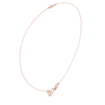 Load image into Gallery viewer, Open Heart Wirework Necklace — 0.09ct
