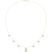 Botanical Leaf Pendant Necklace — 1.73ct