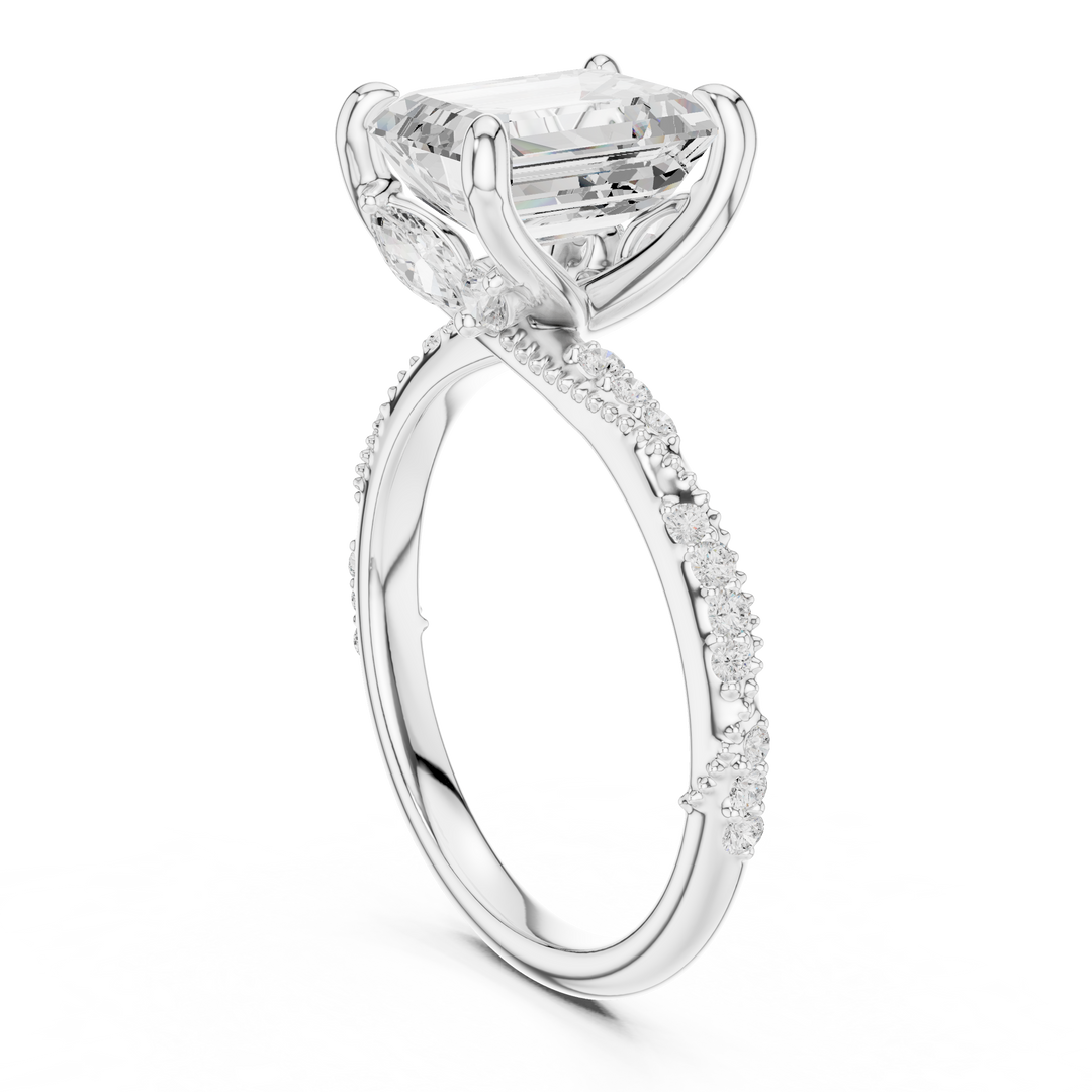 Sovereign 2.50ct Emerald Cut Diamond Ring